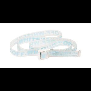 Off White rubber belt
